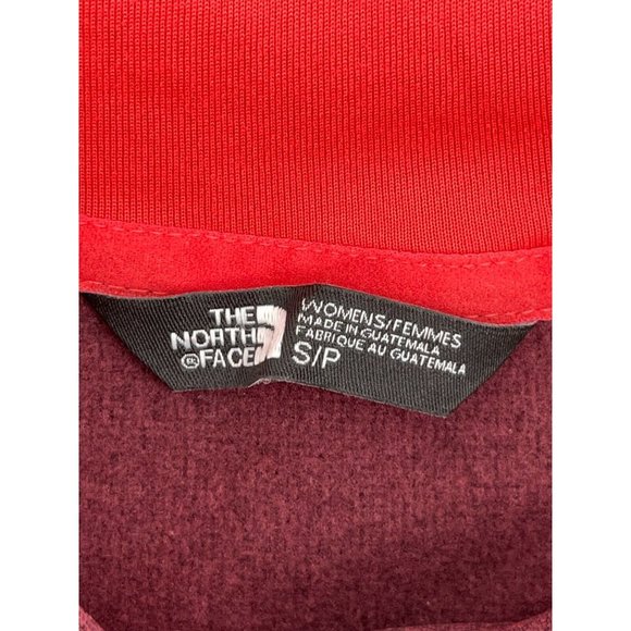 The North Face Women's Burgundy Graphic Print Hooded Sweatshirt Hoodie Size S - Picture 4 of 10